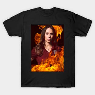 911 - Maddie Buckley - Flames T-Shirt